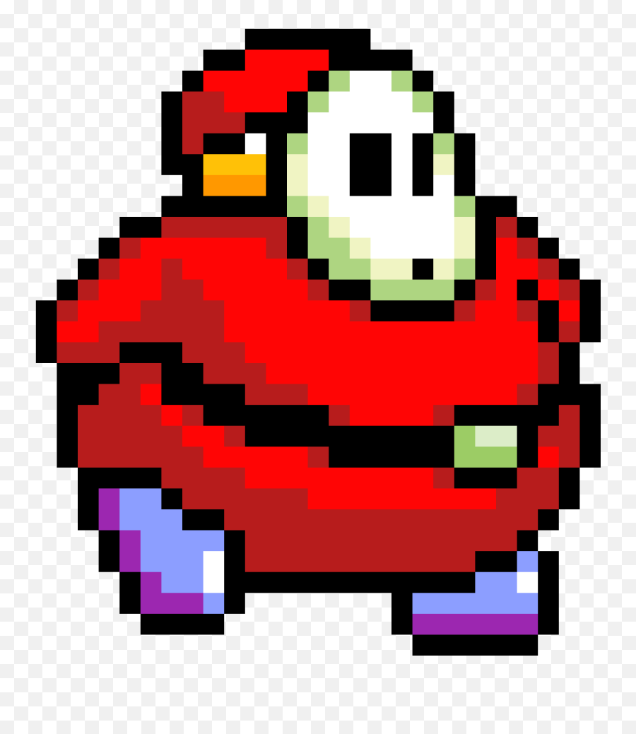 Pixilart - Shy Guy By Kingofjeffyness Planet Pixel Art Png,Shy Guy Png