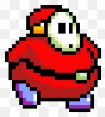 Pixilart - Shy Guy By Kingofjeffyness Planet Pixel Art Png,Shy Guy Png