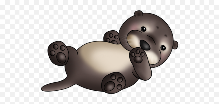 Baby Otter Floating - Soft Png,Otter Png