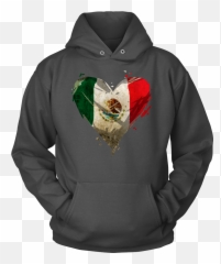 I Love Mexico Mexican Flag Heart Distressed Souvenir Gift Hoodie - Kakashi Hoodie Png,Mexico Flag Png