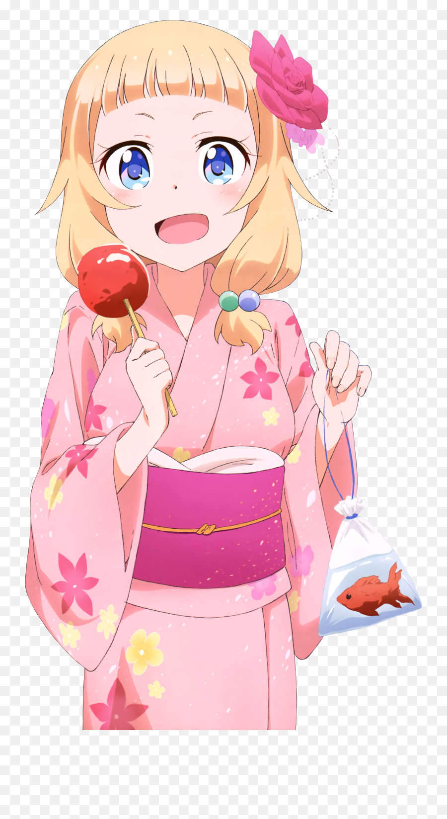 New Game Sakura Nene Transparent Png Yukata 403468 - Cherry Anime Girl Png Transparent,Sakura Transparent
