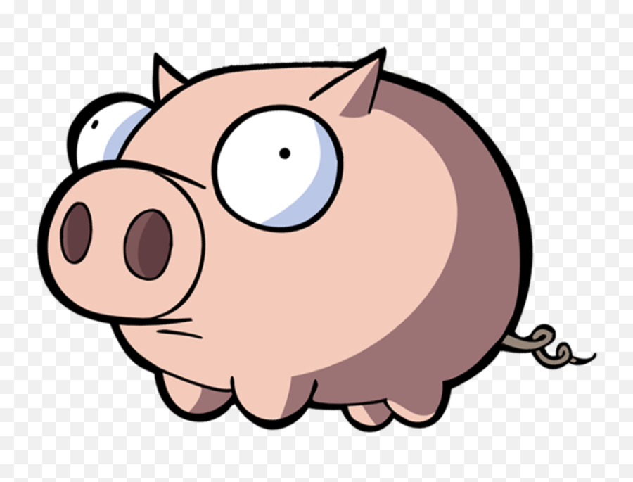 Pig Logo Clipart - Invader Zim The Pig Png,Invader Zim Png