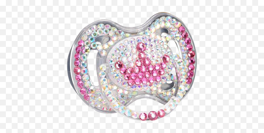 Download Hd All Bling Pacifier Png Transparent Image - Pacifier,Pacifier Transparent Background
