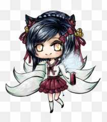 Ahri - Ahri Chibi Png,Ahri Transparent