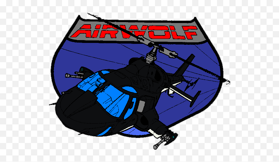 Airwolf Logo Blue Thunder Ride 2 Classic Tv - Airwolf Tv Logo Png,Sci Fi Channel Logo