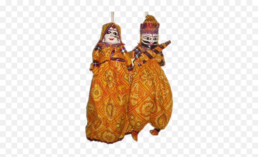 Online Rajasthani Puppets Kathputli Pair - Rajasthani Culture Image Png,Puppet Strings Png