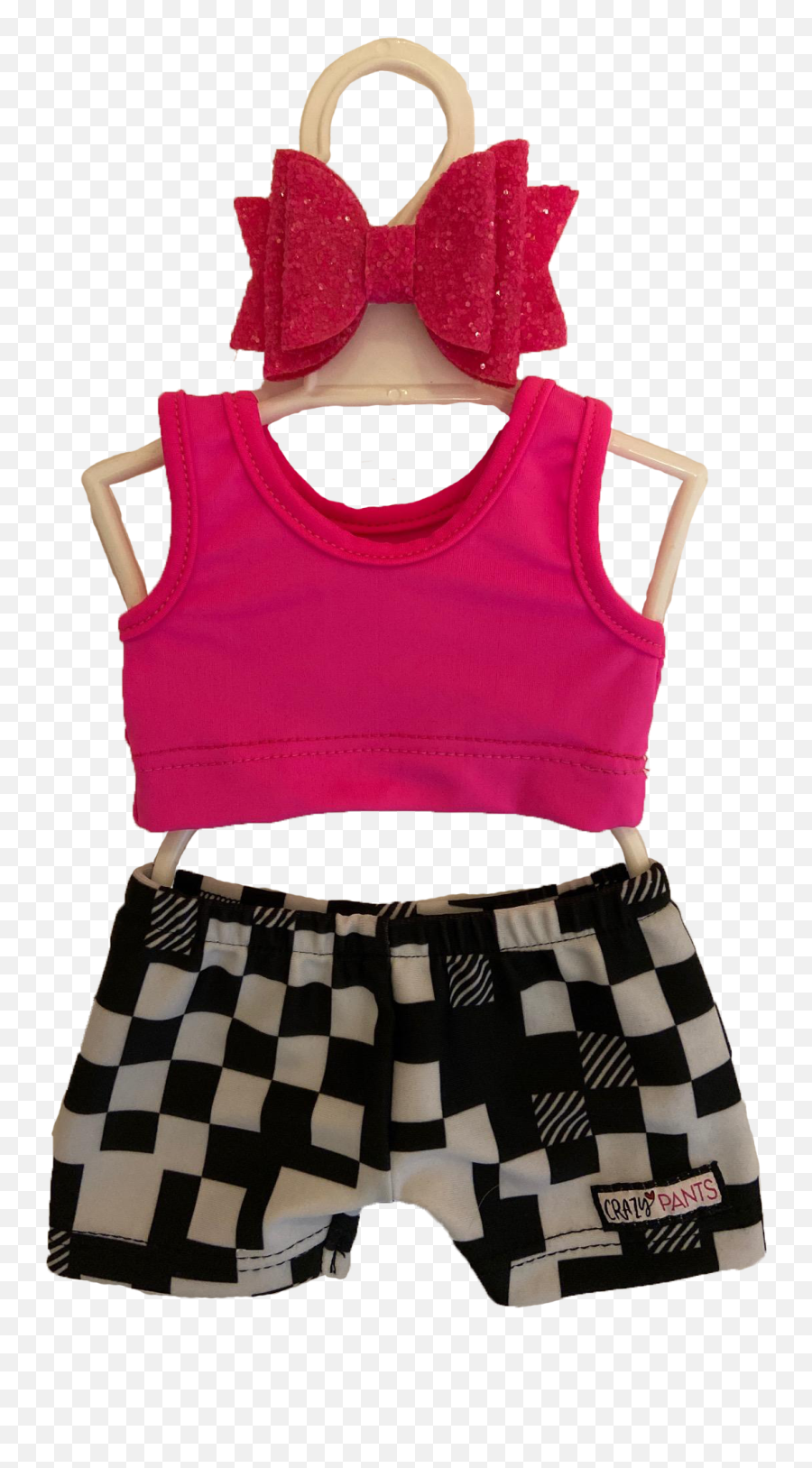 Doll Set - Checker Board Sleeveless Png,Checker Pattern Png