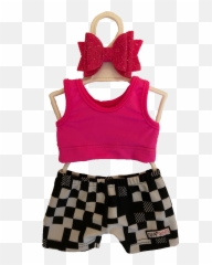 Doll Set - Checker Board Sleeveless png