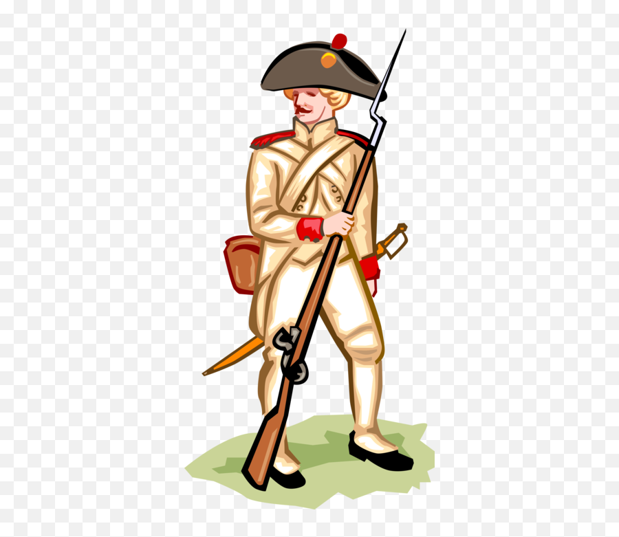 Download Hd Vector Illustration Of American Revolution - American Revolution Clip Art Png,American Soldier Png