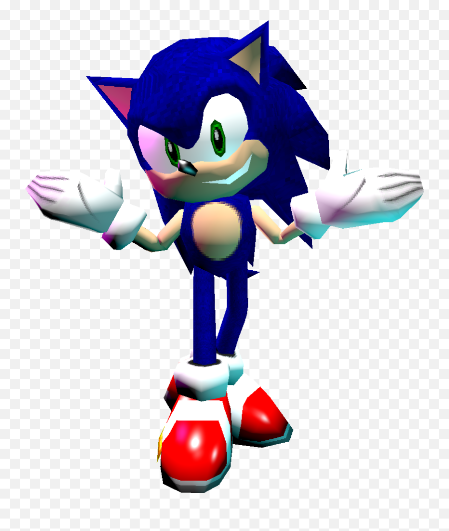 Hereu0027s A Few Test Renders With The Dreamcast Model Full - Sonic Adventure Dreamcast Model Png,Dreamcast Png