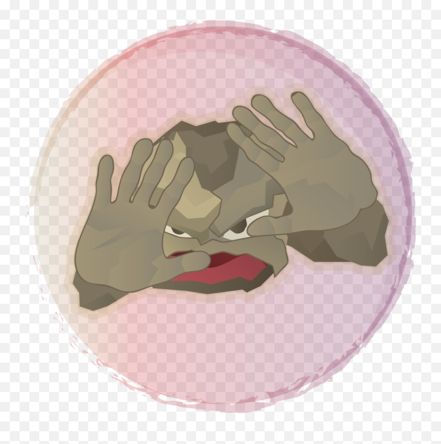 074 Geodude Used Rock Throw And Wide - Illustration Png,Geodude Png