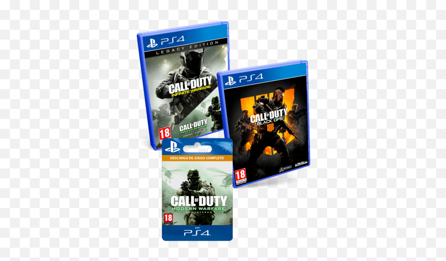 Xtralife Comprar Triple Pack Call Of Duty Black Ops 4 - Video Games Png,Modern Warfare Remastered Png