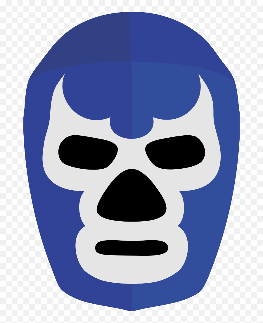 Mascara Blue Demon - Mascara De Blue Demon Dibujo Png,Demon Face Png