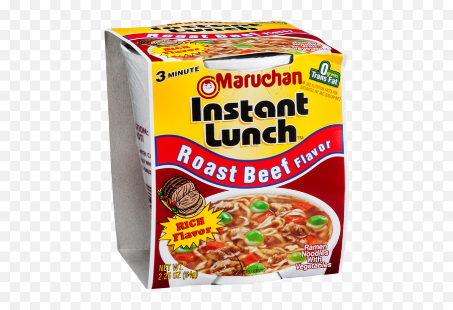 Lunch Roast Beef Flavor Ramen Noodles - Ramen Noodles In A Cup Png,Ramen Noodles Png