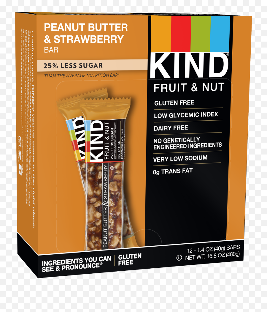 Kind Bars Peanut Butter Strawberry - Kind Peanut Butter Strawberry Bar Png,Peanut Butter Jelly Time Aim Icon