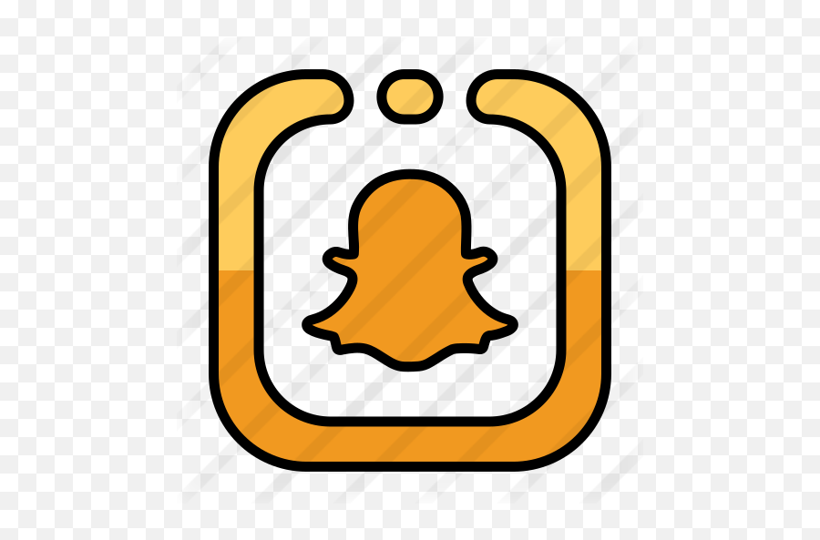 Snapchat Icon - Orange Snapchat Png,How To Change Snapchat Icon