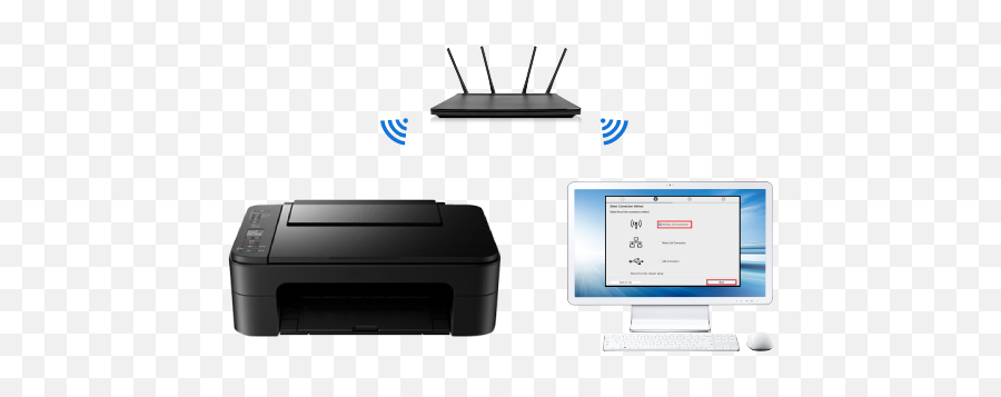 How To Setup Canon Ts3170 Printer Download U0026 Install - Set Up Wireless Printer Transparent Png,Canon Printer Icon