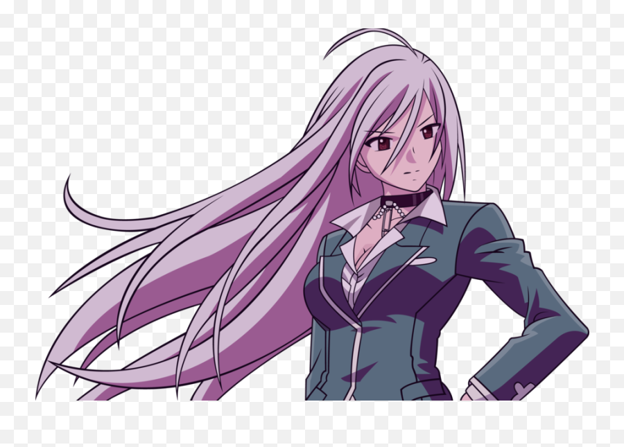 Anime 1128195 Vampire Pink Hair And Manga Girl - Rosario Vampire Clear Background Png,Pink Anime Girl Icon
