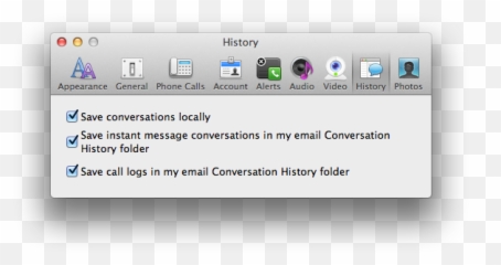 Ms Lync Disable Local Saves Of Conversations Jamf Nation - Dot png