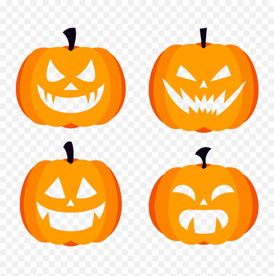 Download Hd Halloween Vector Free Png - Pumpkin Halloween Vector Png,Pumpkin Png Transparent