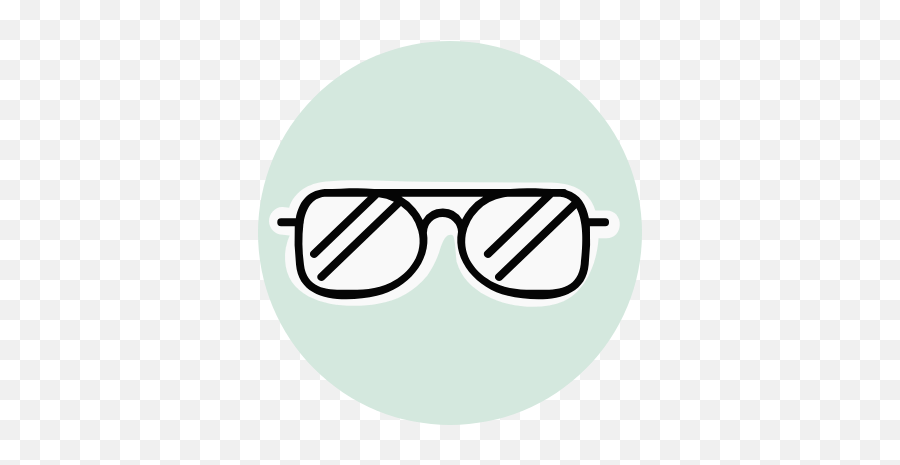 Basic Sunglasses Graphic - Clip Art Free Graphics Full Rim Png,Sun Glasses Icon