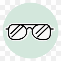 Basic Sunglasses Graphic - Clip Art Free Graphics Full Rim png