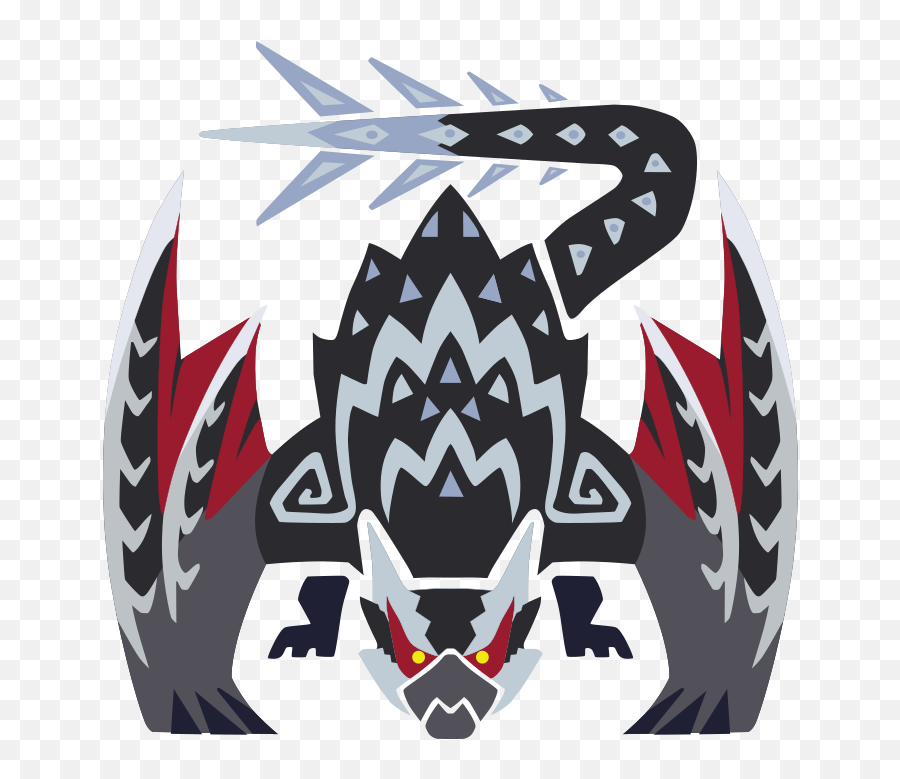 Silverwind Nargacuga Monster Hunter Art - Monster Hunter Nargacuga Icon Png,Kushala Daora Icon
