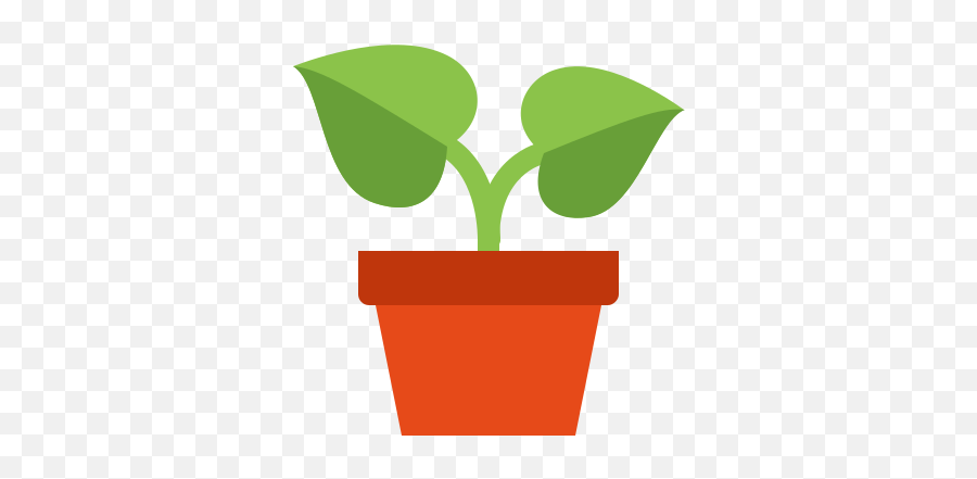Potted Plant Icon In Color Style - Potted Plant Icon Png,Shrub Icon