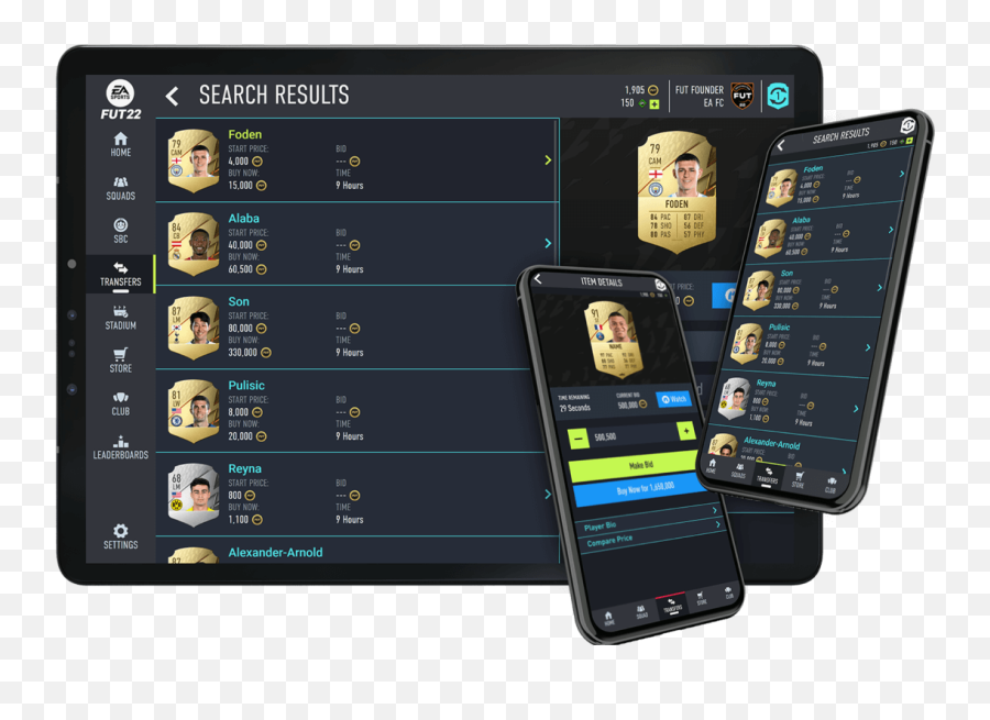 Fut Web App And Fifa Companion - Fifa 22 Ea Sports Fifa 22 Web App Png,Google Now Launcher Icon Pack Support