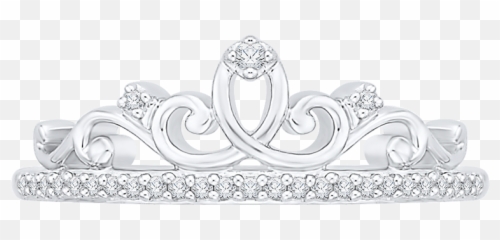 Tiara Ring In 10k White Gold With 12 Carats Of Diamonds - Tiara png