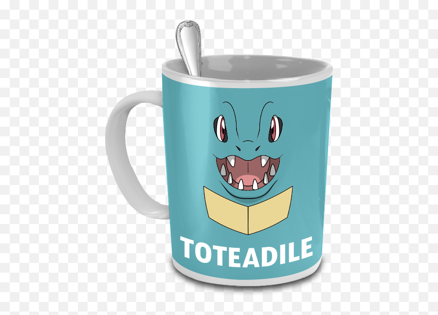 Totodile Pokemon Pun Tea Mug - Pokemon Tea Mugs Png,Totodile Png