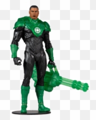 Green Lantern John Stewart By Mcfarlane - Fatcat Collectibles Mcfarlane John Stewart Figure Png,Green Lantern Icon