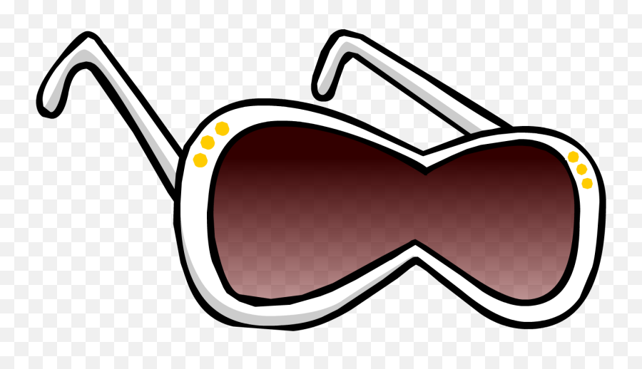 White Diva Sunglasses Club Penguin Online Wiki Fandom - Diva Glasses Club Penguin Png,Diva Icon