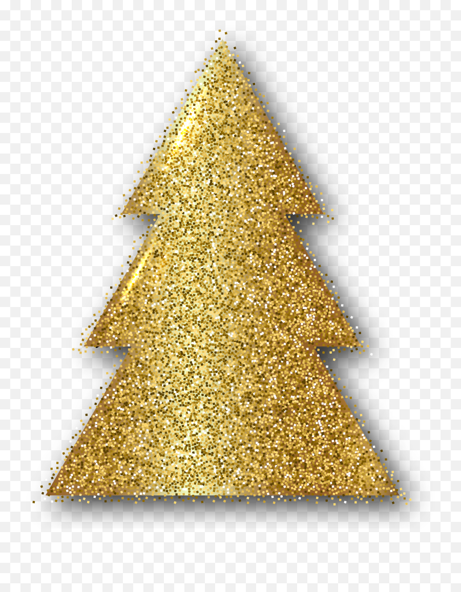 Library Of Gold Christmas Png Download Files - Gold Christmas Tree Png,Xmas Tree Png