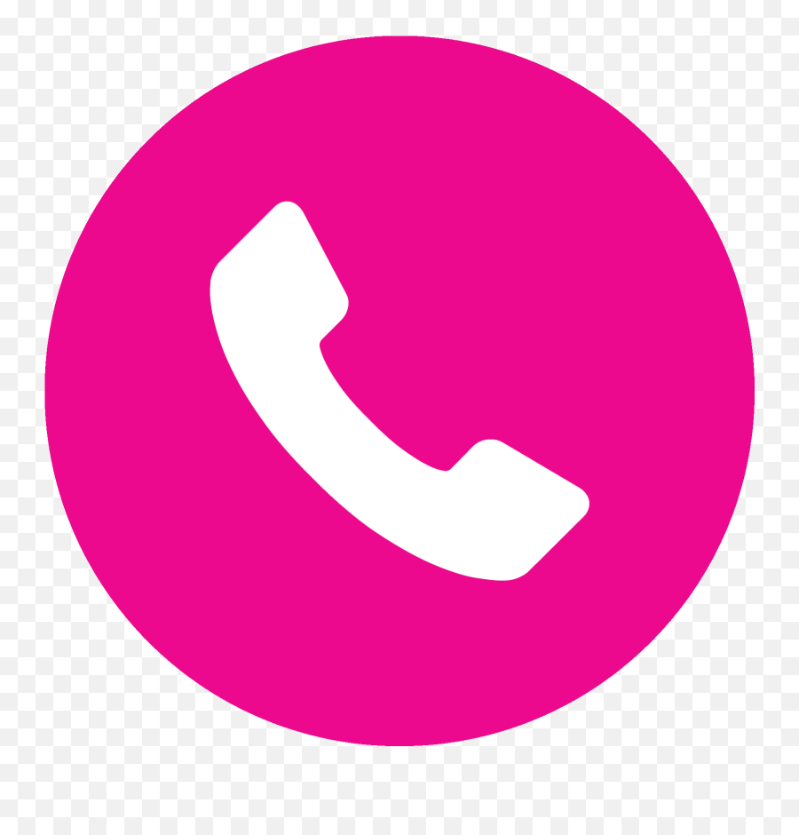 pink telephone clipart