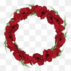 Leaf Crown Png - Wreaths Clip Art Red Floral Png Flower