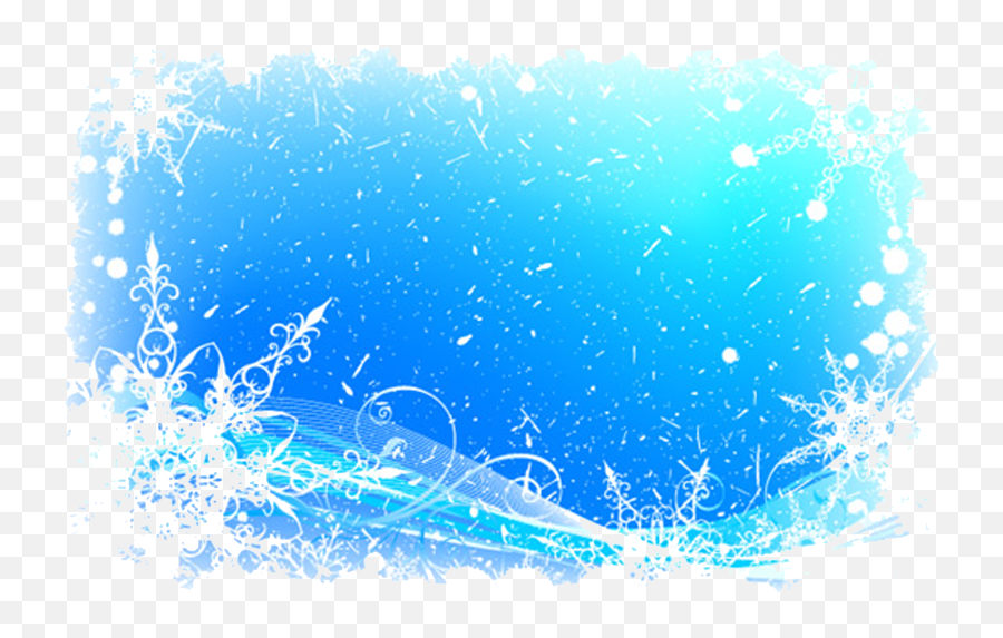 Snowflake Pattern - Ice And Snow Border Png Download 832 Snow Frame Png,Snowflake Border Transparent Background