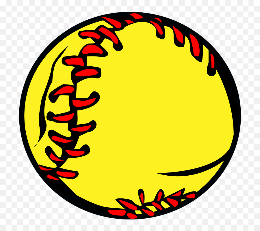 Baseball Softball Sport - Softball Vector Png,Baseball Laces Png