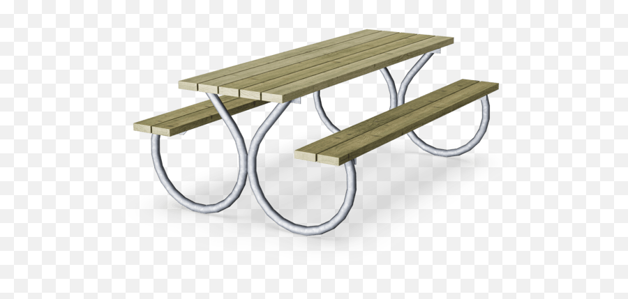 Picnic Table Pine - Picnic Table Png,Picnic Table Png