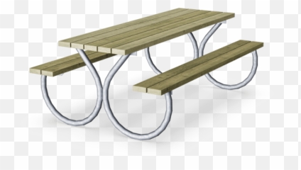 Picnic Table Pine - Picnic Table Png,Picnic Table Png