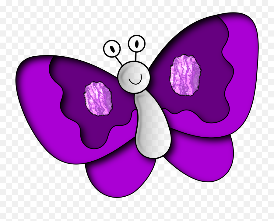 Purple Butterfly Png - Paru Paro Clipart,Purple Butterfly Png