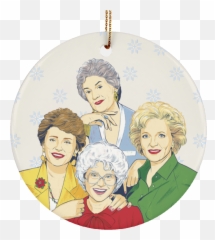 Golden Girls Christmas Ornament - Golden Girls Twas The Night Before Christmas Png,Golden Girls Png