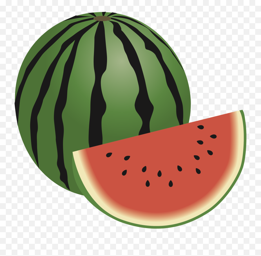 Plants Clipart Water Melon Transparent - Watermelon Fruits Clipart Png,Watermelon Png Clipart
