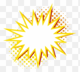 Hq Explosion Transparent Cartoon - Halftone png