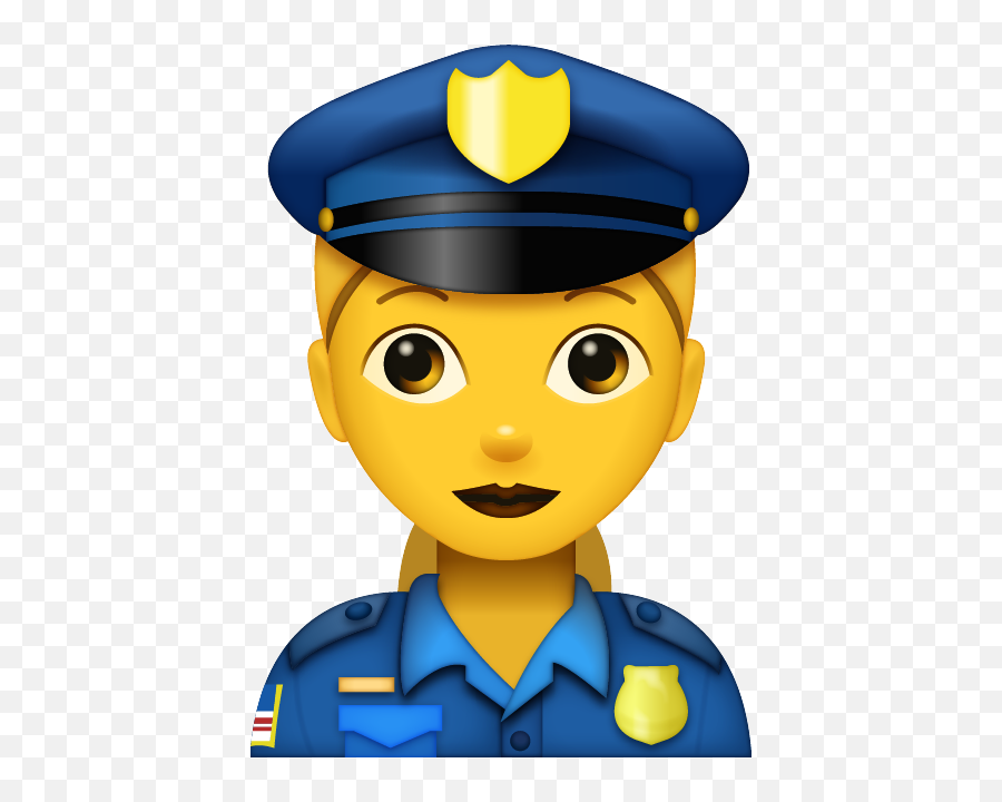 Police Woman Emoji - Police Lady Emoji Png,Police Hat Transparent