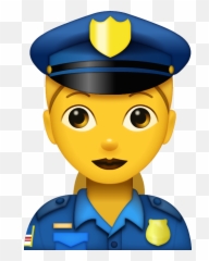 Police Woman Emoji - Police Lady Emoji Png,Police Hat Transparent