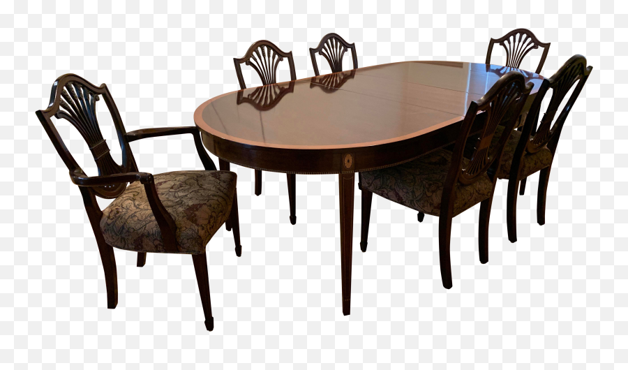 Stickley Classic Monroe Place Dining Table U0026 6 Chairs - Kitchen Dining Room Table Png,Dining Table Png