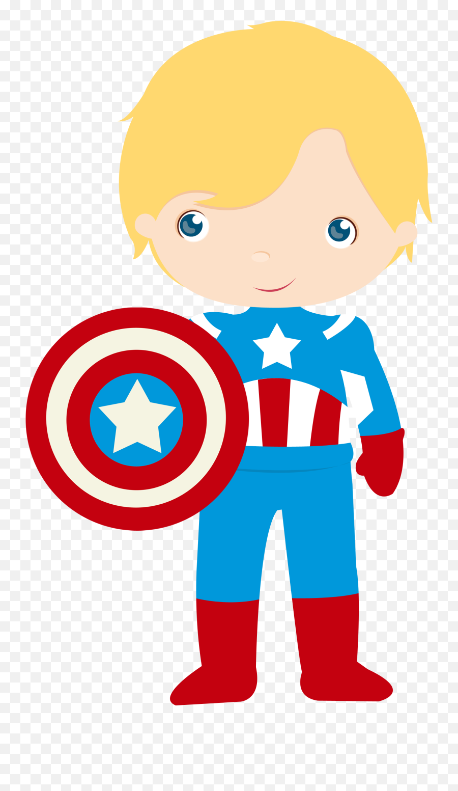 Superhero Clipart - Desenho Menino Capitao America Png,Superhero Png