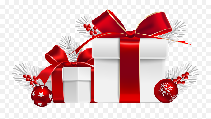 Christmas Presents Clipart Free Png Present Transparent Background