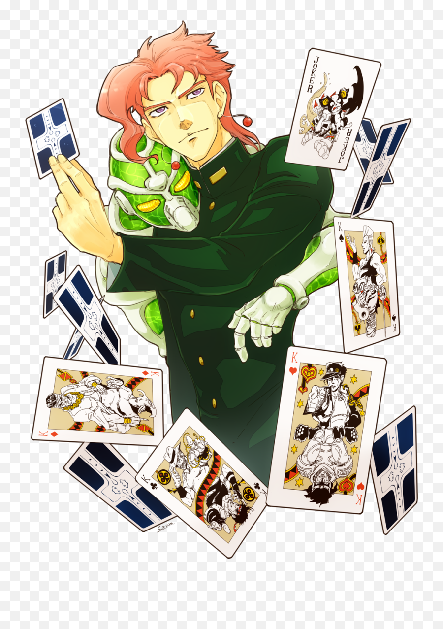 Kuujou Joutarou Joseph Joestar Kakyouin Noriaki Jean - Cartoon Png,Polnareff Png